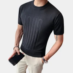 Truien & Vesten Heren*Bruce - Luchtige gebreide herensweater met ronde hals voor de zomer