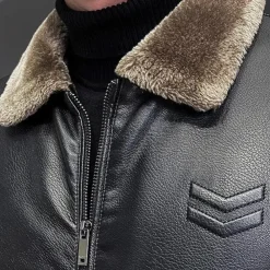 Jassen Heren*BRYAN - Elegante Lichte Pluche Zomerjas voor Heren