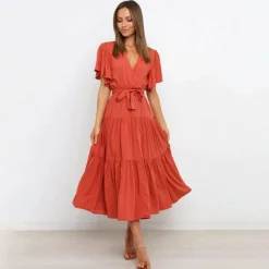 Jurken & Jumpsuits Dames*BRYNLEE - Modieuze zomerse casual jurk