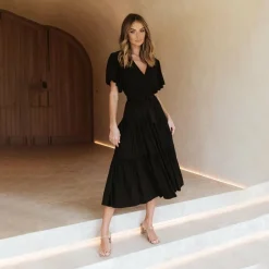 Jurken & Jumpsuits Dames*BRYNLEE - Modieuze zomerse casual jurk