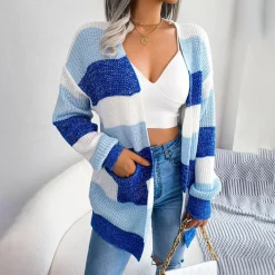 Truien & Vesten Dames*CADENCE - Slim en stijlvol zomer vest