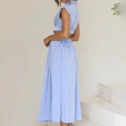 Jurken & Jumpsuits Dames*CAMILA - Elegante mouwloze zomerjurk