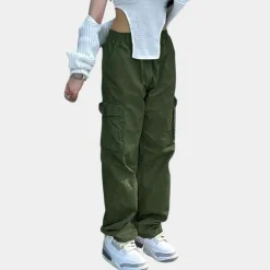 Broeken & Rokken Dames*Carina - Luchtige casual cargobroek voor dames, perfect voor de zomer