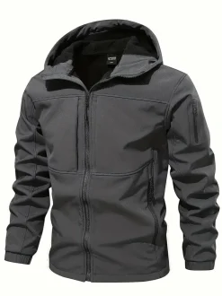 Jassen Heren*CARLO - Lichte fleece outdoor zomerjas voor heren