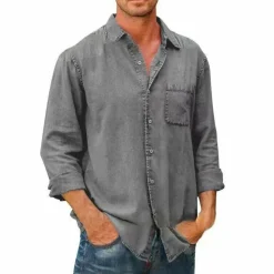 Shirts Heren*CARMINE - Comfortabel casual zomer overhemd