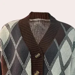 Truien & Vesten Dames*CAROL - Elegante Zomervest voor Dames Bruin