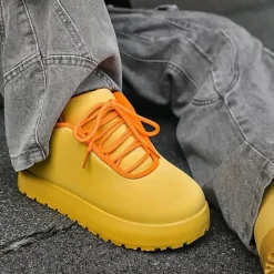 Damesschoenen*CAROLYN - Modieuze Zomersneakers voor Dames Geel