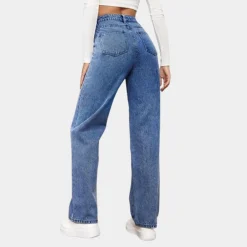 Broeken & Rokken Dames*Casual baggy jeans voor dames - Perfect voor de zomer