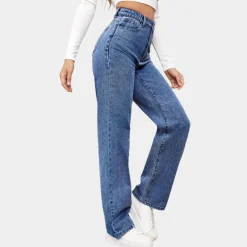 Broeken & Rokken Dames*Casual baggy jeans voor dames - Perfect voor de zomer