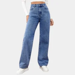 Broeken & Rokken Dames*Casual baggy jeans voor dames - Perfect voor de zomer