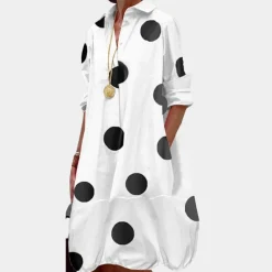 Jurken & Jumpsuits Dames*Casual bedrukte damesjurk voor de zomer