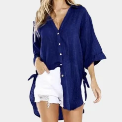 Blazers & Blouses Dames*Casual en comfortabele damesblouse voor de zomer