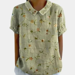 Blazers & Blouses Dames*Casual en kleurrijke damesblouse voor de zomer