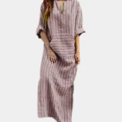 Jurken & Jumpsuits Dames*Casual gestreepte zomerjurk voor dames