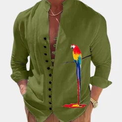 Shirts Heren*Casual herenoverhemd voor de zomer