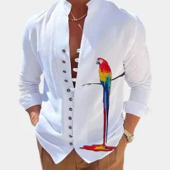 Shirts Heren*Casual herenoverhemd voor de zomer