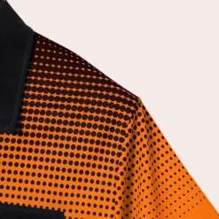 Shirts Heren*Casual zomer overhemd voor heren Oranje