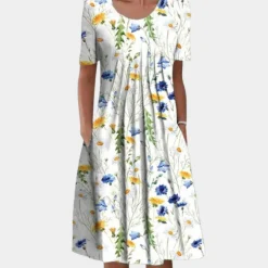 Jurken & Jumpsuits Dames*Casual zomerse midi-jurk voor dames