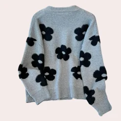 Truien & Vesten Dames*Celina - Weelderig Comfort Damesgebreide Zomertop