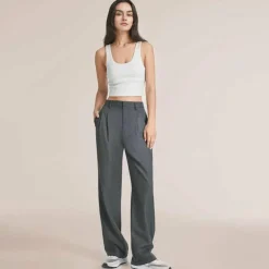 Broeken & Rokken Dames*CELINA - Zomerse broek met hoge taille