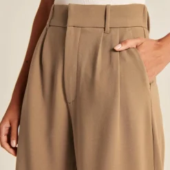 Broeken & Rokken Dames*CELINA - Zomerse broek met hoge taille