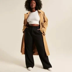 Broeken & Rokken Dames*CELINA - Zomerse broek met hoge taille