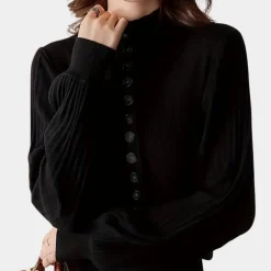 Truien & Vesten Dames*CHARIBEL - Geraffineerd Zomervest voor Dames Zwart