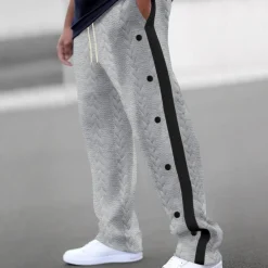 Broeken Heren*Christos - Luchtige zomer herenbroek met flexibele tailleband