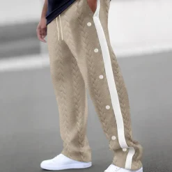 Broeken Heren*Christos - Luchtige zomer herenbroek met flexibele tailleband