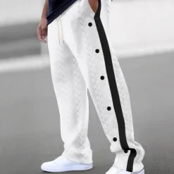 Broeken Heren*Christos - Luchtige zomer herenbroek met flexibele tailleband