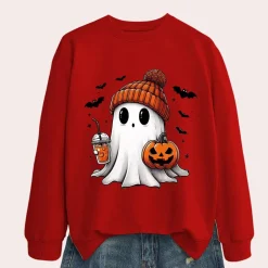 Truien & Vesten Dames*Cintia - Luchtig Griezelig Halloween Sweatshirt voor Vrouwen - Zomereditie