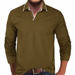 Shirts Heren*Cipactli - Comfortabel heren-T-shirt met V-hals voor de zomer