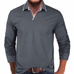 Shirts Heren*Cipactli - Comfortabel heren-T-shirt met V-hals voor de zomer