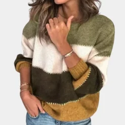 Truien & Vesten Dames*Claire - Chique Gestreepte Damestrui voor de Zomer