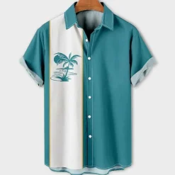 Shirts Heren*CLAUDE - Klassiek Hawaïaans zomershirt