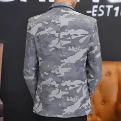 Jassen Heren*Claudiu - Trendy camouflage zomerjasje voor heren