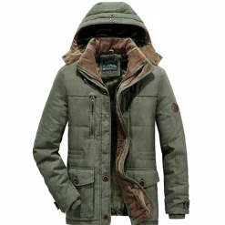 Jassen Heren*Colton - Winterjas heren met fleece