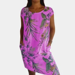 Jurken & Jumpsuits Dames*Comfortabel en luchtig zomerjurkje voor dames