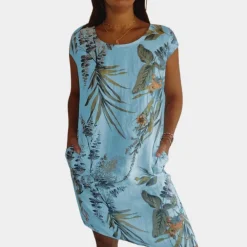 Jurken & Jumpsuits Dames*Comfortabel en luchtig zomerjurkje voor dames