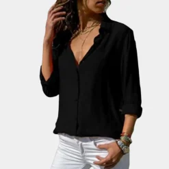 Topjes & Shirts Dames*Comfortabel zomers damesshirt