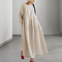 Jurken & Jumpsuits Dames*Comfortabele losvallende damesjurk voor de zomer