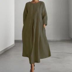 Jurken & Jumpsuits Dames*Comfortabele losvallende damesjurk voor de zomer