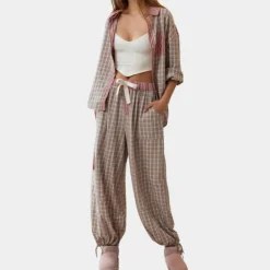 Sets Dames*Comfortabele zomerse pyjamaset voor dames