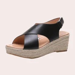 Damesschoenen*Comfortabele zomerse sleehak sandalen voor dames