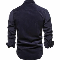 Shirts Heren*Conor - Corduroy zomer overhemd voor heren