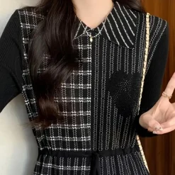 Jurken & Jumpsuits Dames*CORALINE - Trendy Zomerjurk voor Dames Zwart