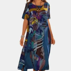 Jurken & Jumpsuits Dames*Corie - Comfortabele damesjurk voor de zomer