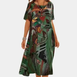 Jurken & Jumpsuits Dames*Corie - Comfortabele damesjurk voor de zomer