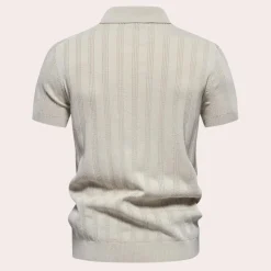 Shirts Heren*Cornel - Stijlvol Gebreid T-Shirt voor Heren - Zomerse Editie