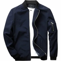 Jassen Heren*CRISTIAN - Stijlvolle en korte zomerjas voor heren, perfect voor de lente en zomer.